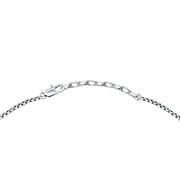 maserati jewels silver,rose gold necklace 600mm lobster buckle