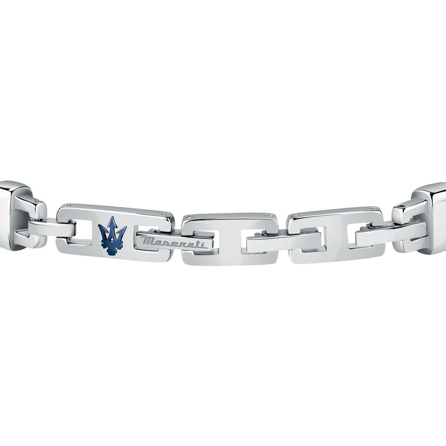 maserati jewels silver bracelet 225mm jewellery buckle
