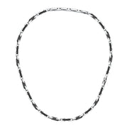 maserati jewels ceramic necklace stainless steel black 50+5cm