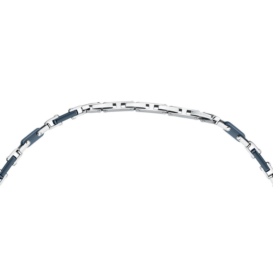 maserati jewels ceramic necklace stainless steel blue 50+5cm
