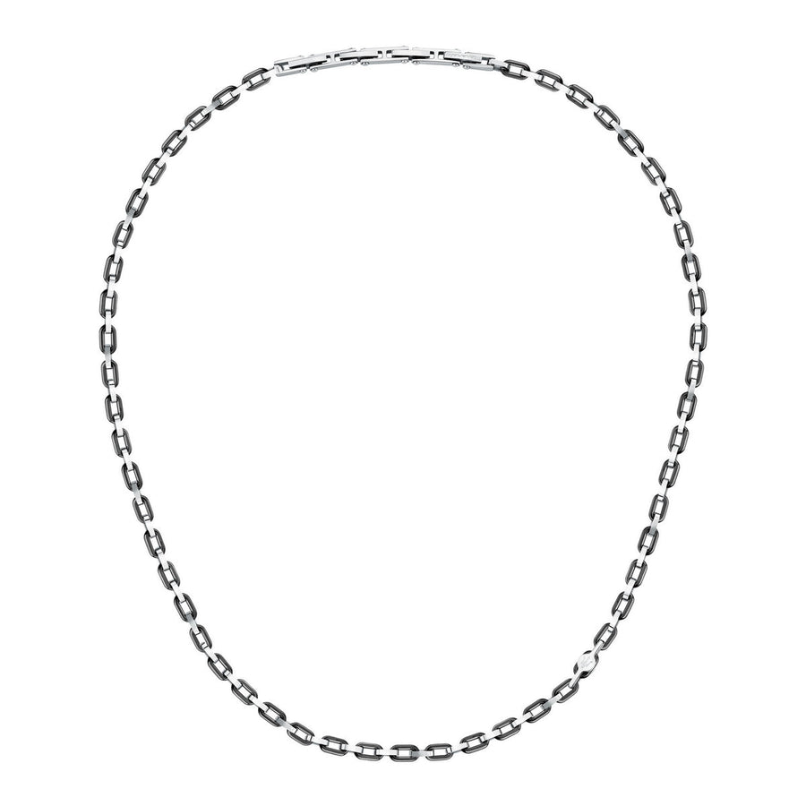 maserati jewels ceramic necklace stainless steel ceramic black 51+4.5cm