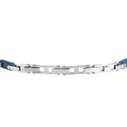 maserati jewels ceramic stainless steel bracelet blue 19.5+3.5cm