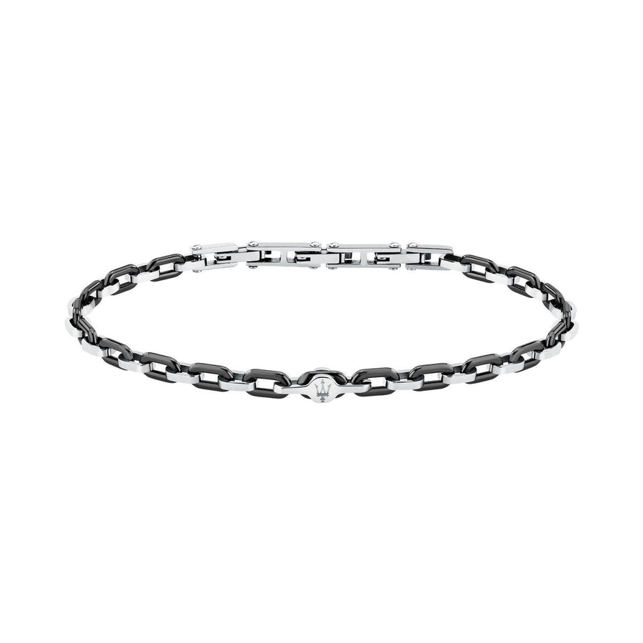maserati jewels ceramic stainless steel bracelet ceramic black 19+3cm