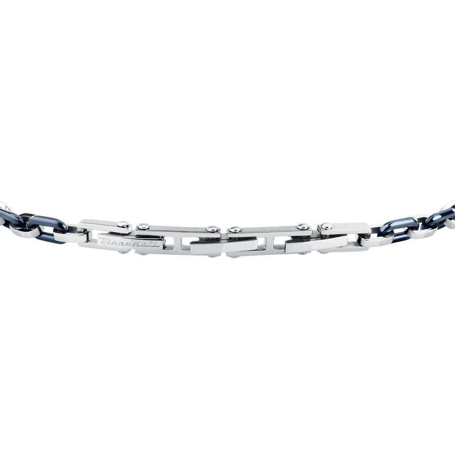 maserati jewels ceramic stainless steel bracelet ceramic blue 19+3cm