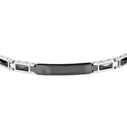 maserati jewels ceramic stainless steel bracelet black 18+3.5cm