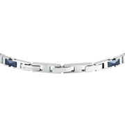 maserati jewels ceramic stainless steel bracelet yg ceramic blue 18+3.5cm