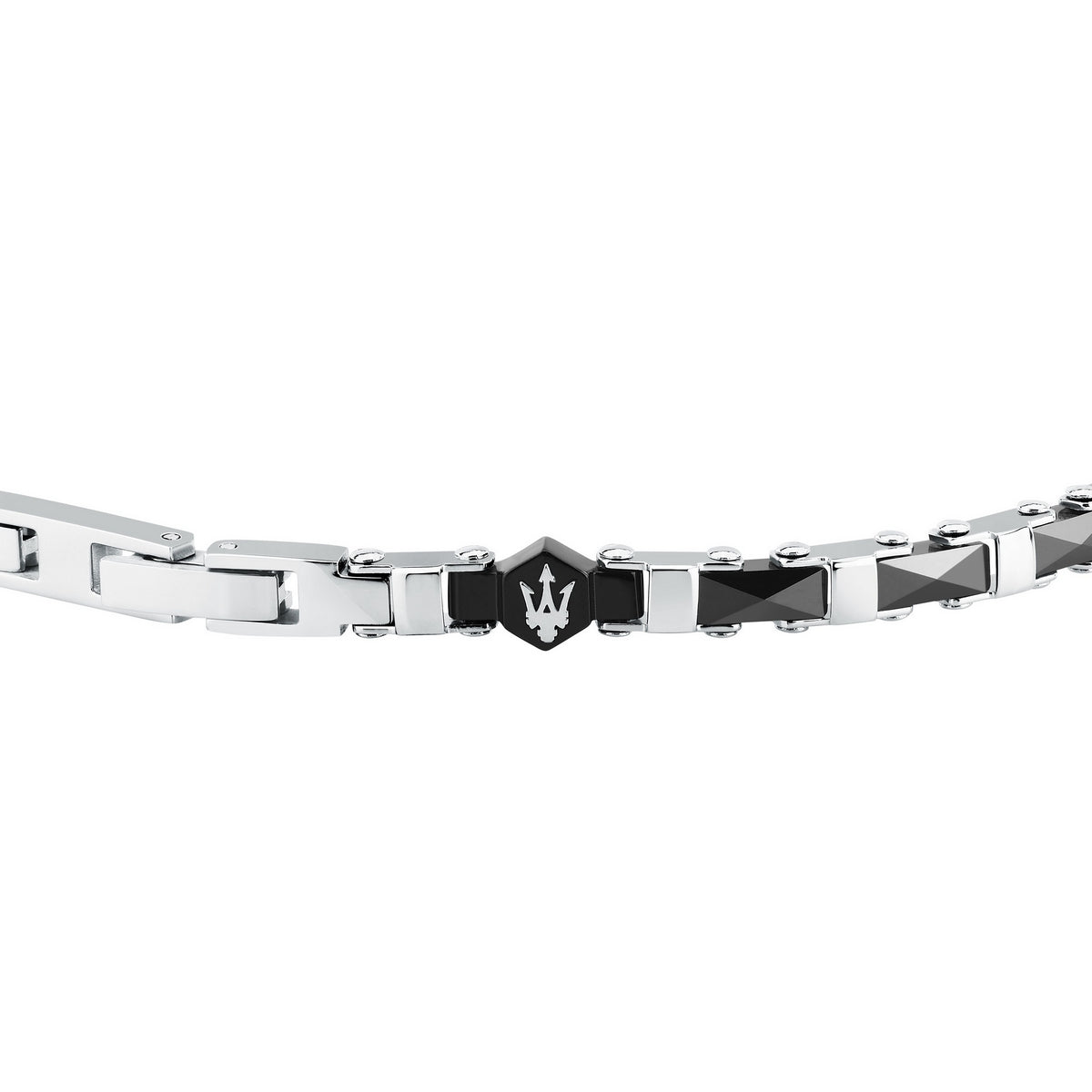 maserati jewels ceramic stainless steel bracelet black ceramic blk 18+3.5cm