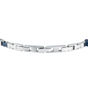 maserati jewels ceramic stainless steel bracelet blue ceramic blue 18+3.5cm