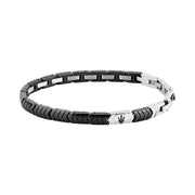 maserati jewels ceramic stainless steel bracelet black 18.5+3.5cm