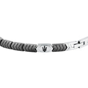 maserati jewels ceramic stainless steel bracelet black 18.5+3.5cm
