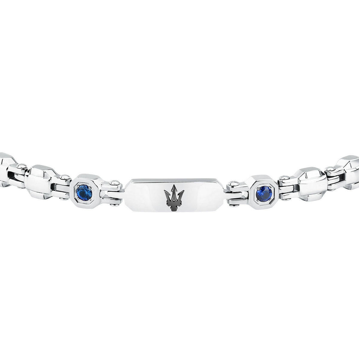 maserati jewels sapphire bracelet stainless steel black lg sap 18+3.5cm