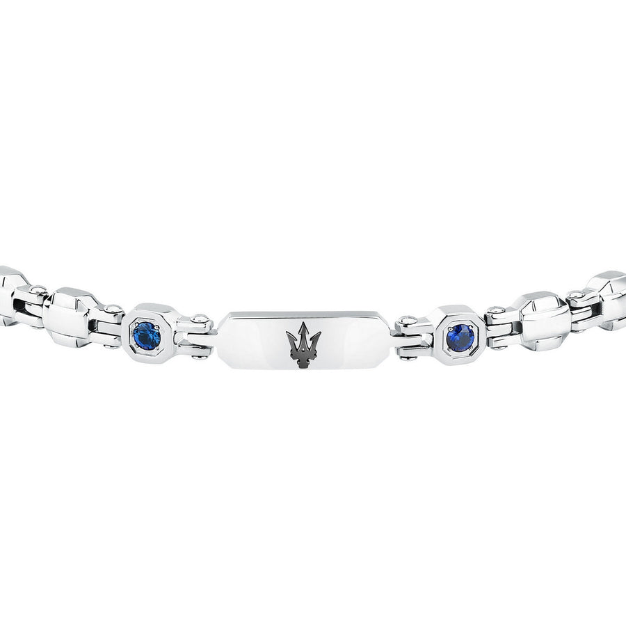 maserati jewels sapphire bracelet stainless steel black lg sap 18+3.5cm