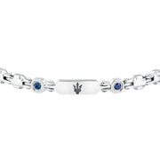 maserati jewels sapphire bracelet stainless steel black lg sap 18+3.5cm