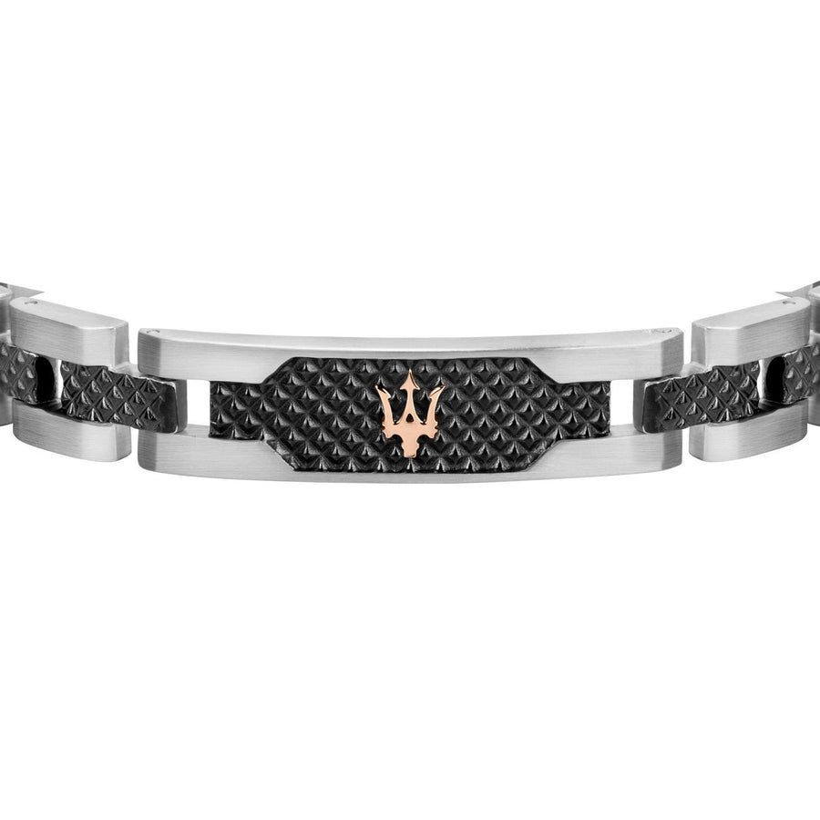 maserati jewels silver, gun, rose gold bracelet 210mm jewellery buckle