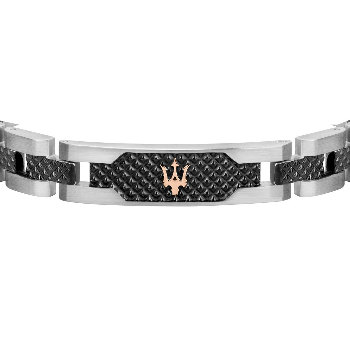 maserati jewels silver, gun, rose gold bracelet 210mm jewellery buckle