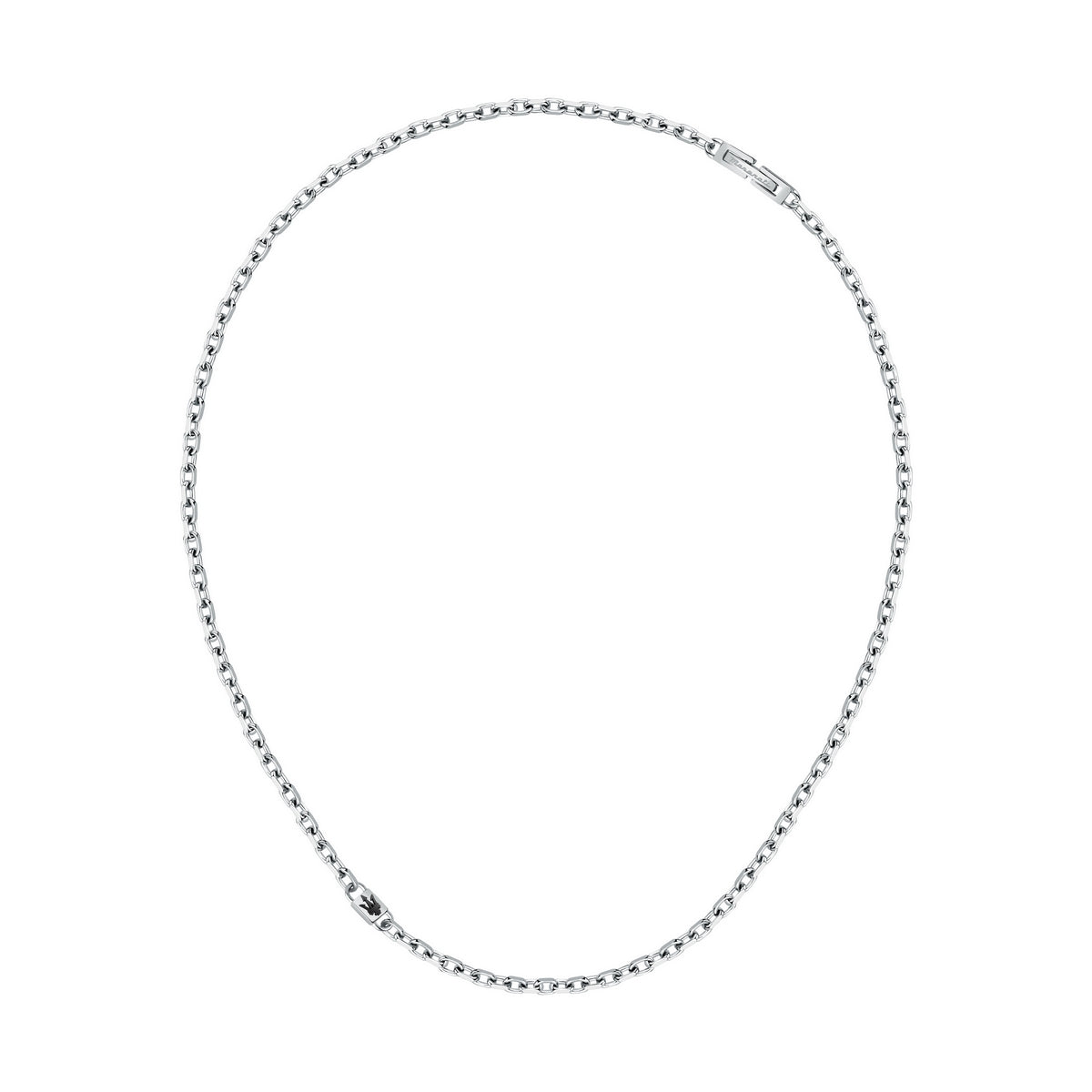 maserati jewels silver necklace 50 cm jewellery buckle