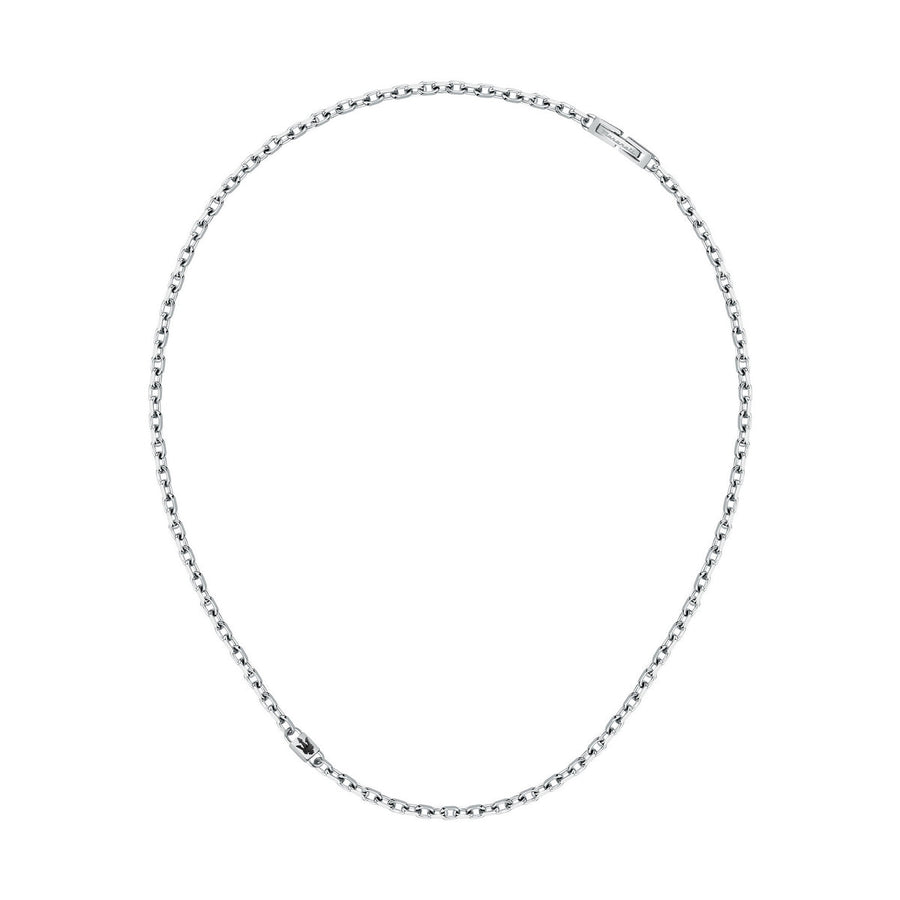maserati jewels silver necklace 50 cm jewellery buckle