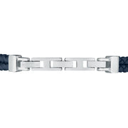 maserati jewels silver, blue, rose gold bracelet 22cm jewellery buckle