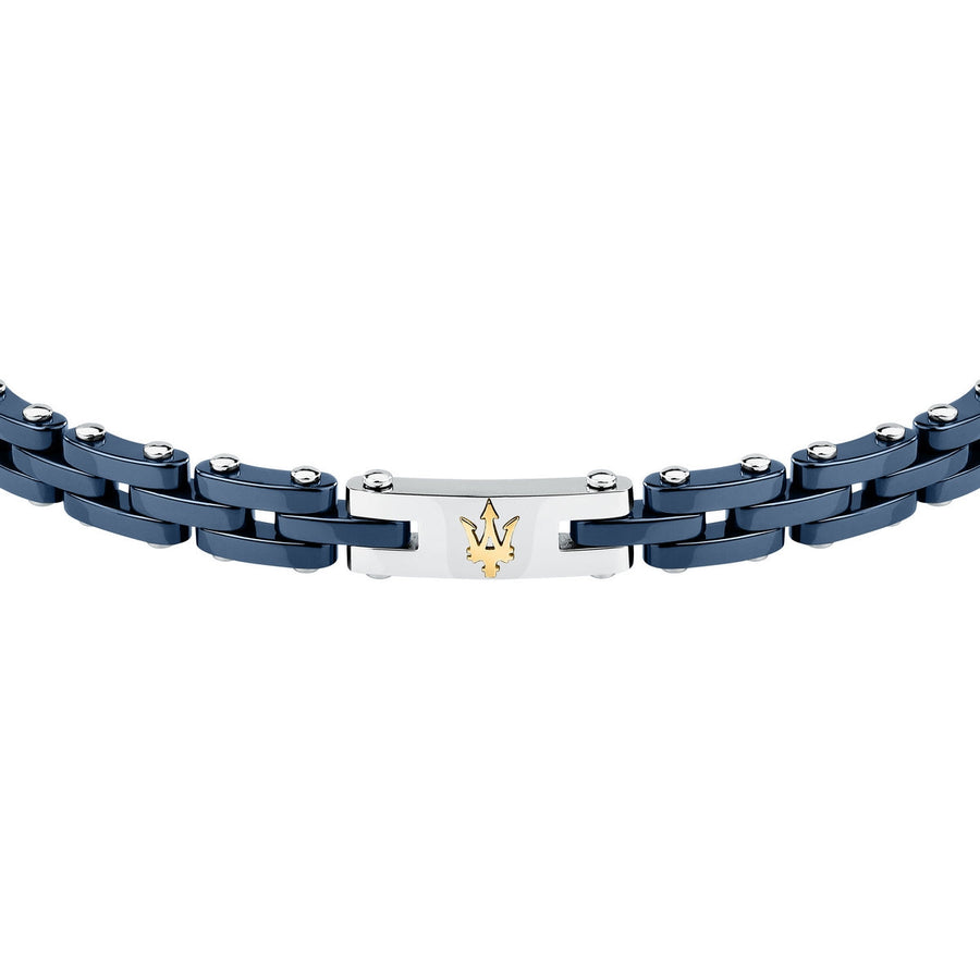 maserati jewels ceramic bracelet stainless steel black ceramic black 18+3.5cm