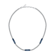 maserati jewels iconic necklace with ip blue 45+5cm