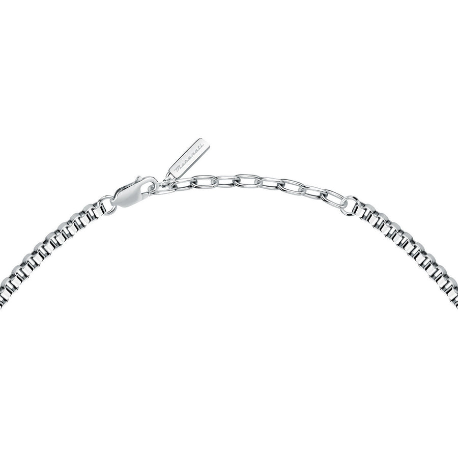maserati jewels iconic necklace with ip blue 45+5cm