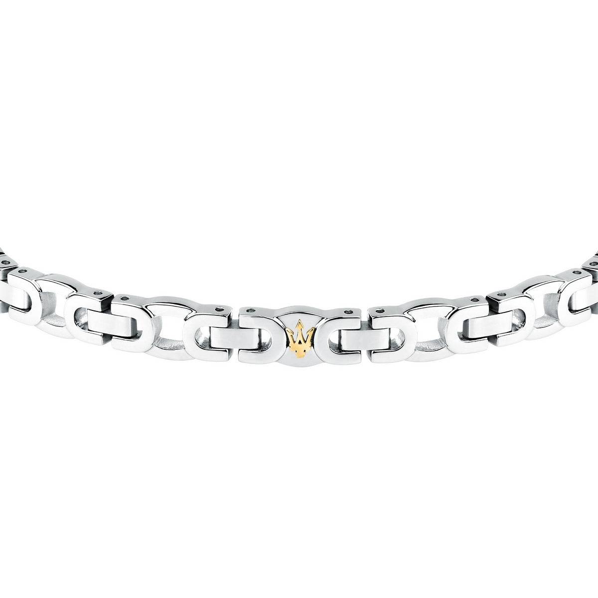 maserati jewels iconic bracelet stainless steel gold plated 18+3.5cm