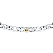 maserati jewels iconic bracelet stainless steel gold plated 18+3.5cm