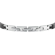 maserati jewels ceramic bracelet stainless steel black 19+3cm