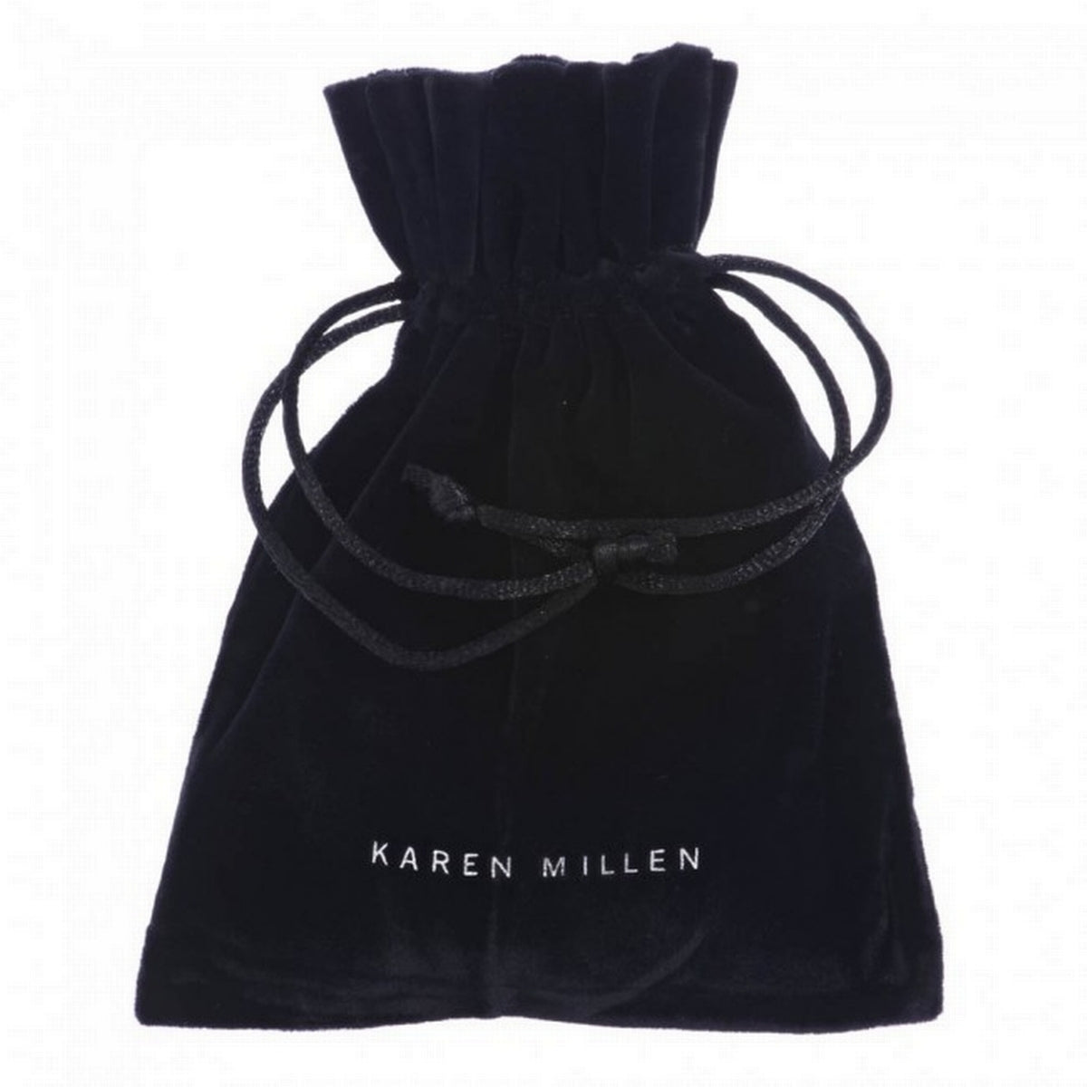 karen millen oval pave chain steel necklace