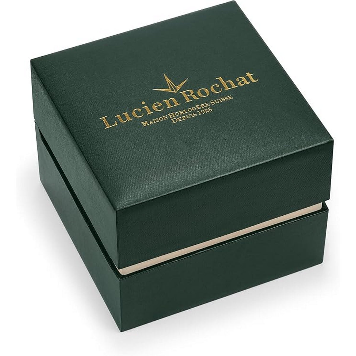 lucien rochat aurorae 24x30mm 2h green dial gold plated bracelet