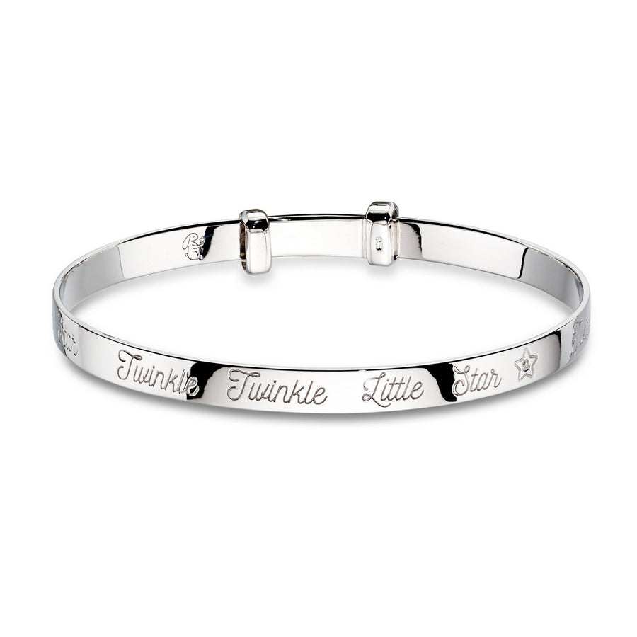 twinkle  diamond twinkle christening bangle