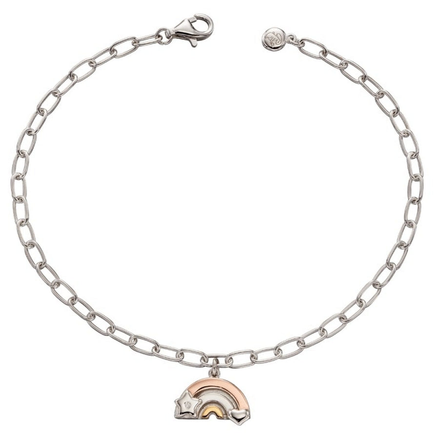 aurora  3 colour diamond  rainbow bracelet