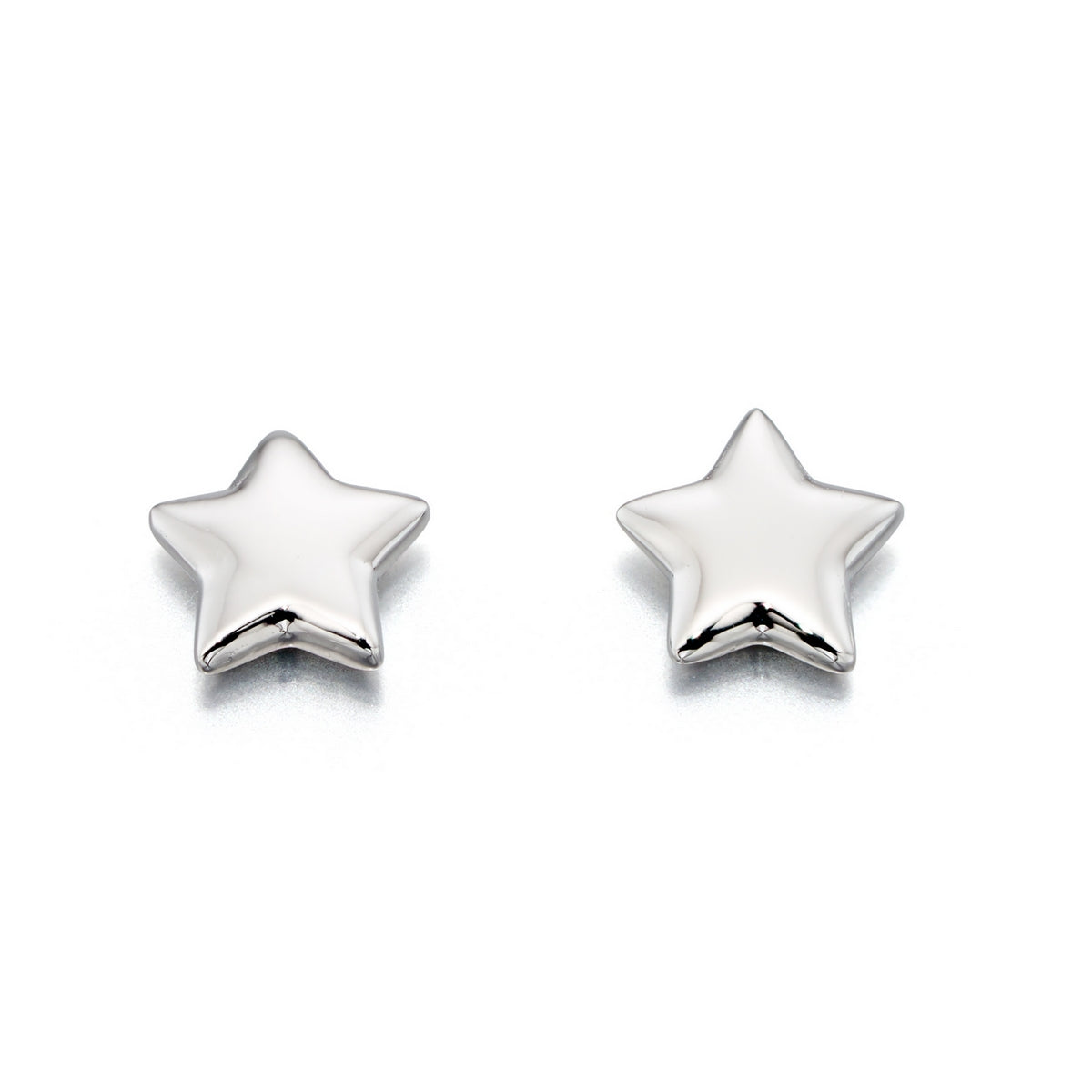 ava  plain small star stud earrings