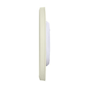 seiko quartz wall cream step second hand clock