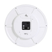 seiko quartz wall cream step second hand clock