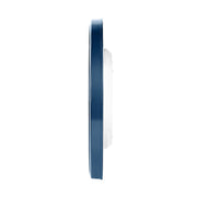 seiko quartz wall blue step second hand clock