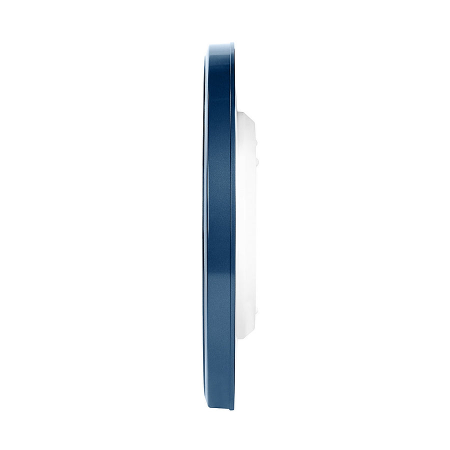 seiko quartz wall blue step second hand clock