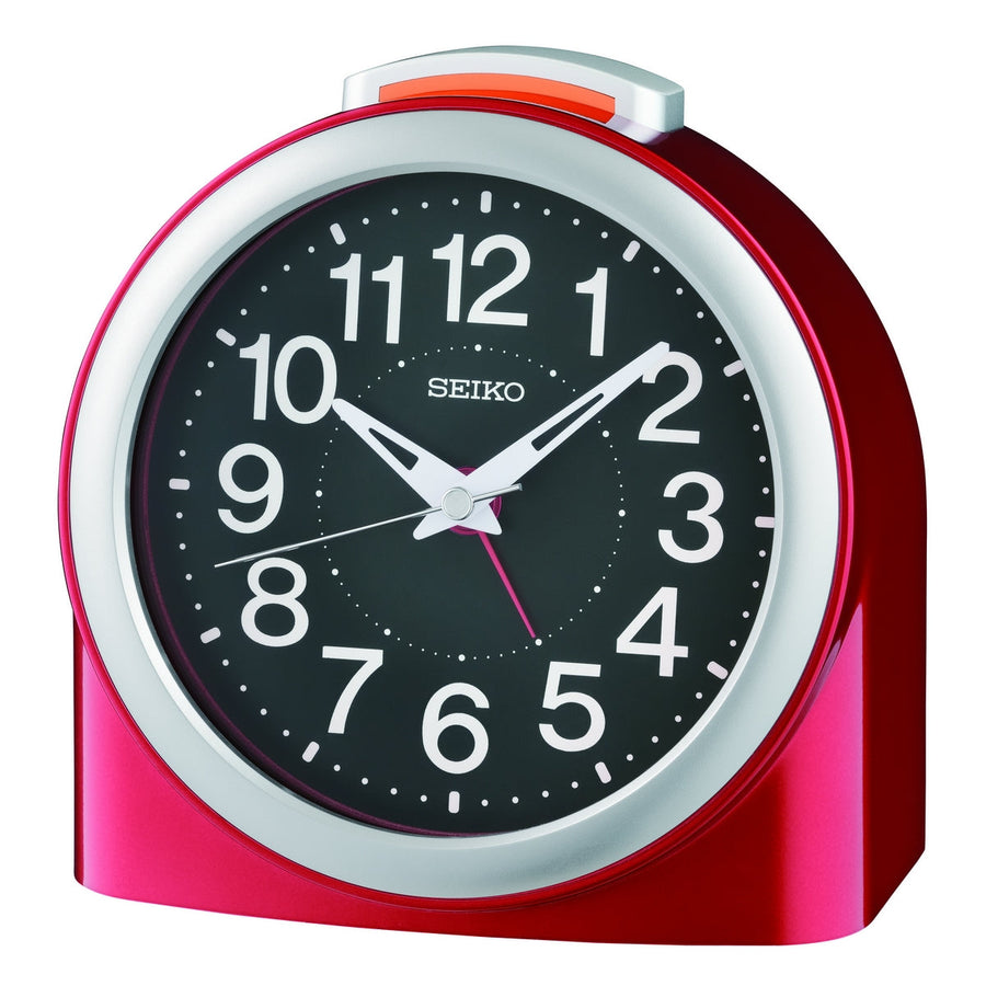 seiko quartz bedside red ascending beep alarm light clock