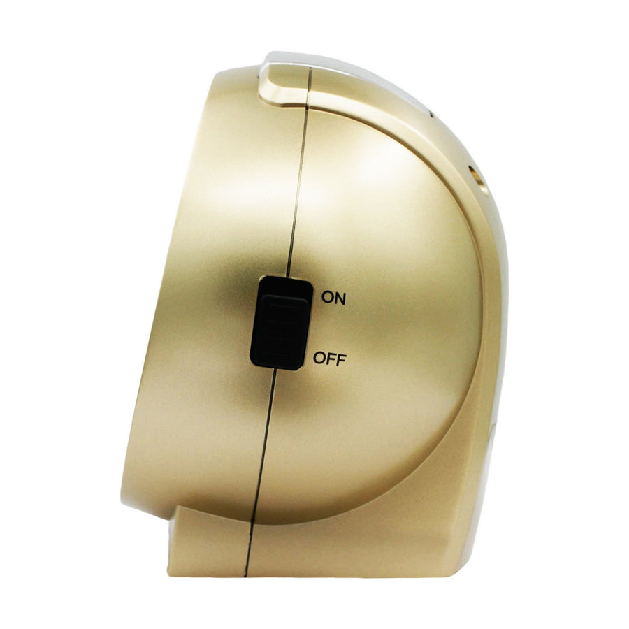 seiko quartz gold bell bedside alarm clock