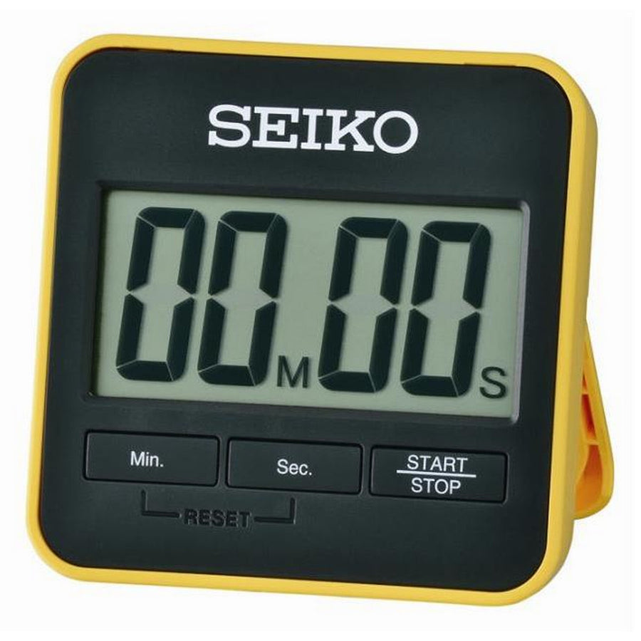 seiko yellow lcd clock