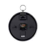 seiko quartz silver wall clock