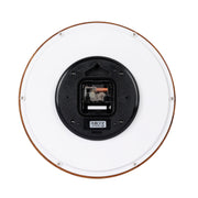 seiko quartz wooden wall clock