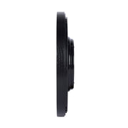 seiko quartz black wooden wall clock