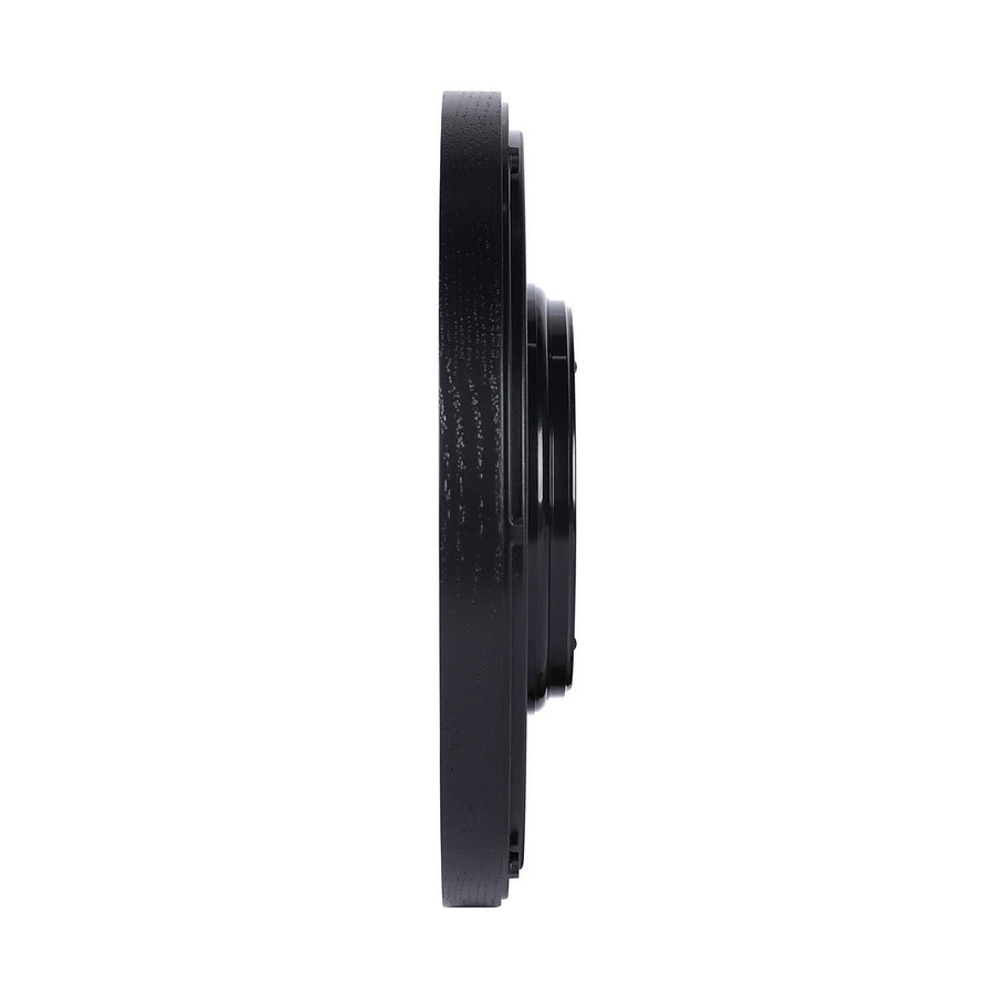 seiko quartz black wooden wall clock