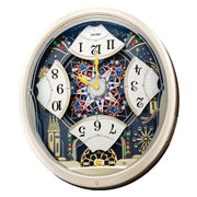 seiko marionette clock silver