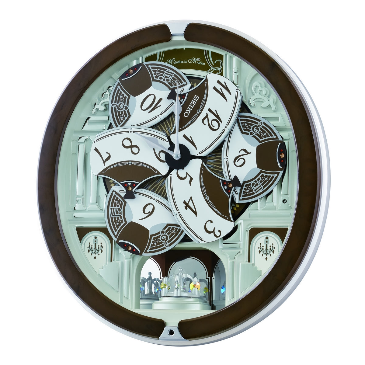 seiko quartz melody in motion clock