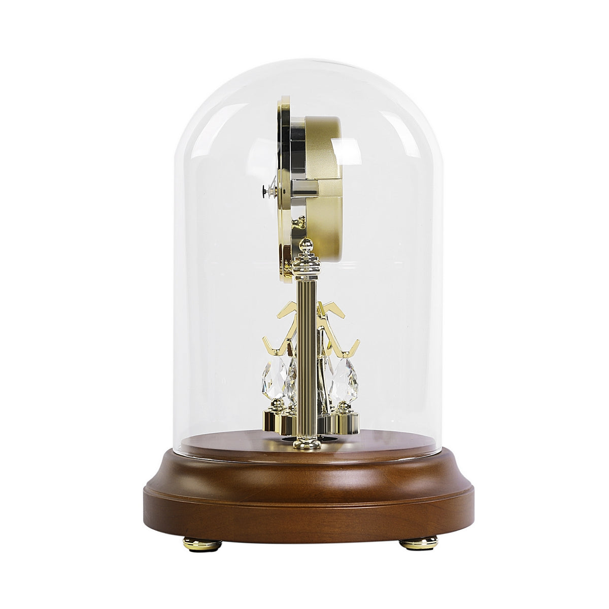 seiko quartz mantel rotating pendulum clock