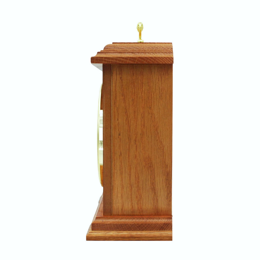 seiko quartz wooden mantel clock