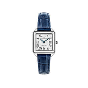 lucien rochat ladies quartz stainless steel white dial strap watch