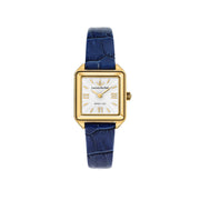 lucien rochat ladies quartz gold plated strap watch